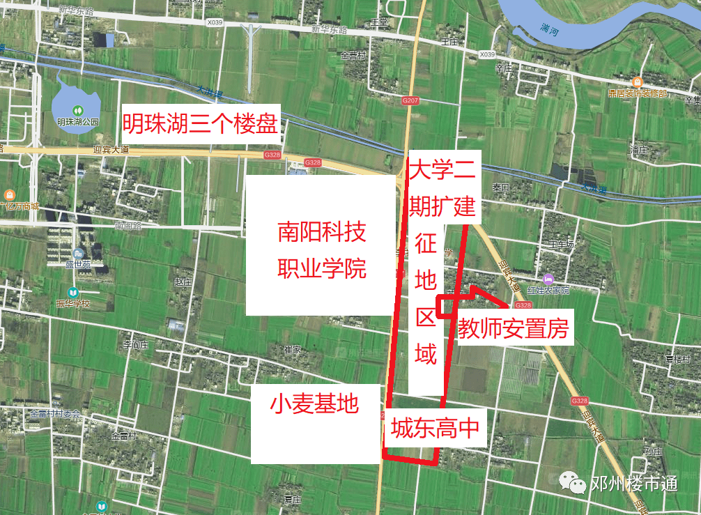 近日,邓州市湍河街道办207国道和迎宾大道交汇处往东几百米为起点