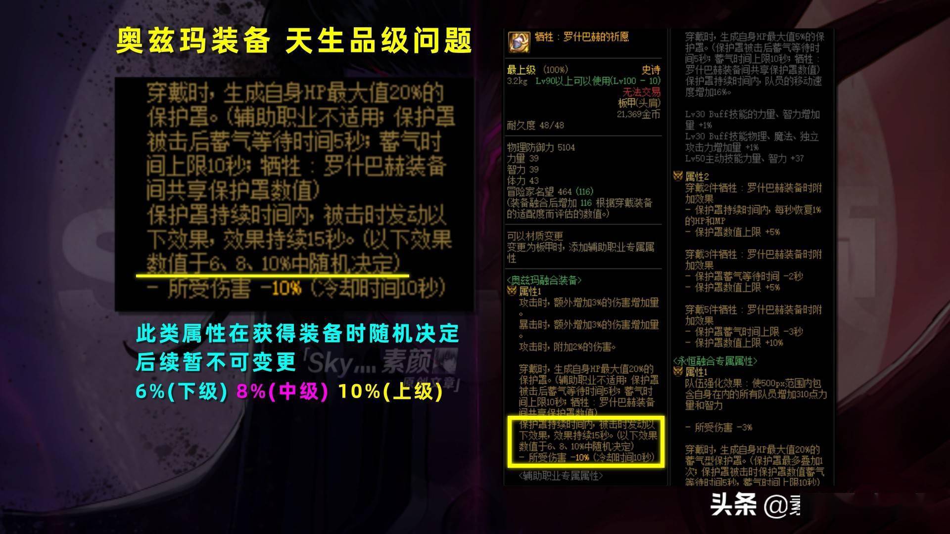 dnf:把"随机"玩得明明白白!奥兹玛融合装备提升搭配分析