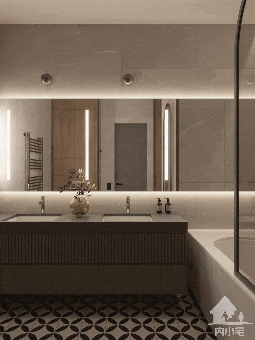 【川谷堂】110㎡ 二居室,卧室这样布置实用又宽敞!