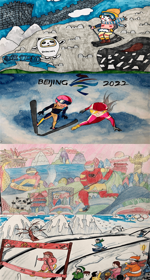 霸州市教体局"冰雪奥运·美丽中国"书法绘画优秀作品展示
