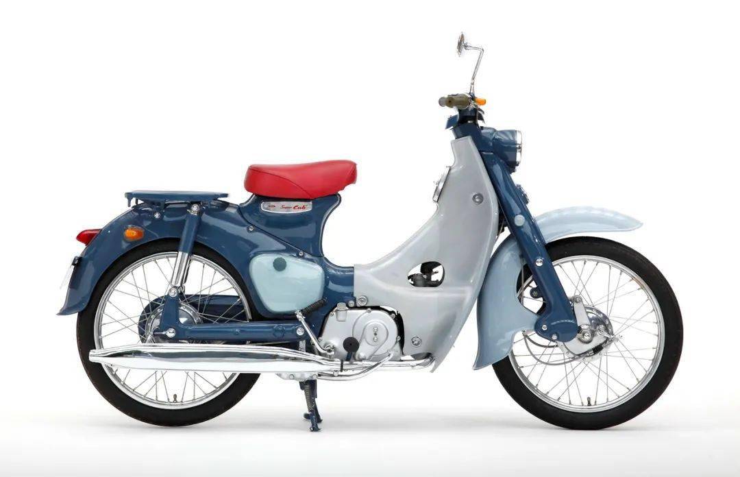 下图:1958" super cub c100(资料图片).