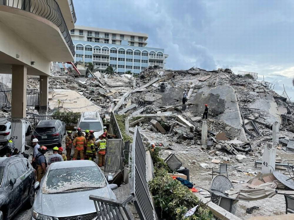 早安·世界|美佛罗里达州坍塌事故4人死亡,仍有159人失联