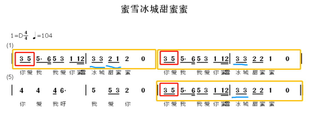 而《蜜雪冰城甜蜜蜜》直接把原本就具备神曲底蕴的曲子进行了简化,将