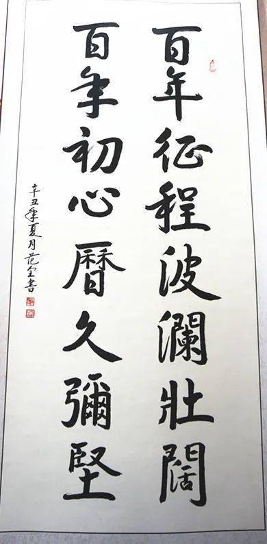 庆祝建党100周年百年辉煌仁化巨变主题书法作品展第二期