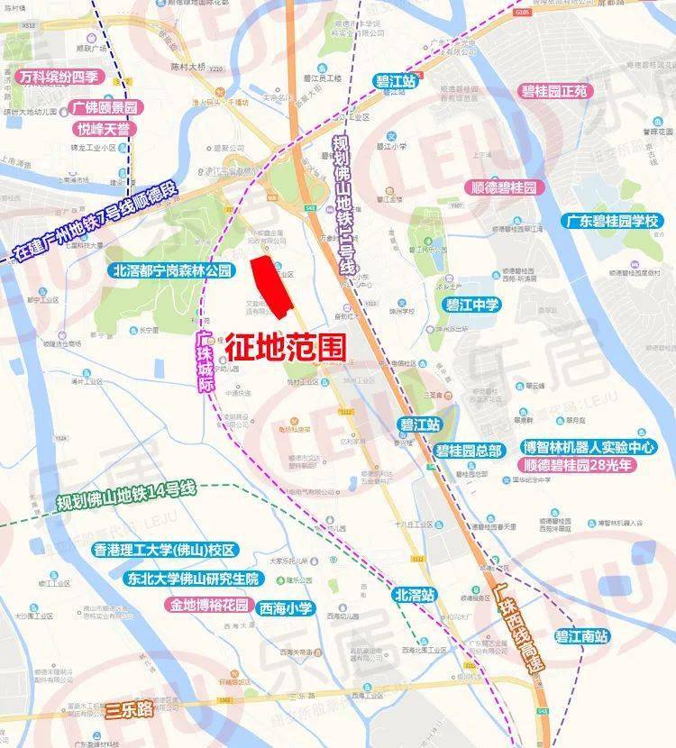 8364公顷,涉及北滘镇西海股份合作经