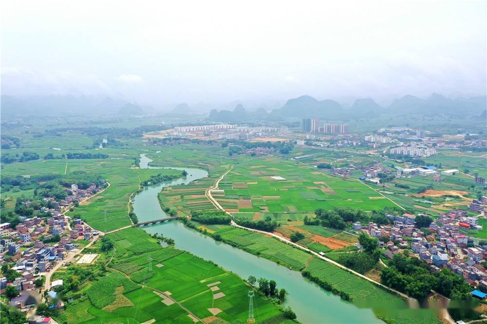 广西忻城:绿水青山皆是景 乡村处处美如画