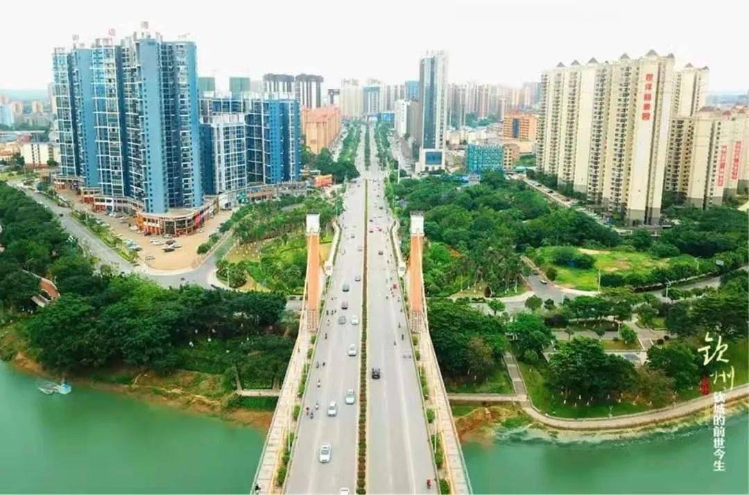 子材大桥金海湾大桥永福大桥钦州一桥见证了她的发展与变迁这一张张带
