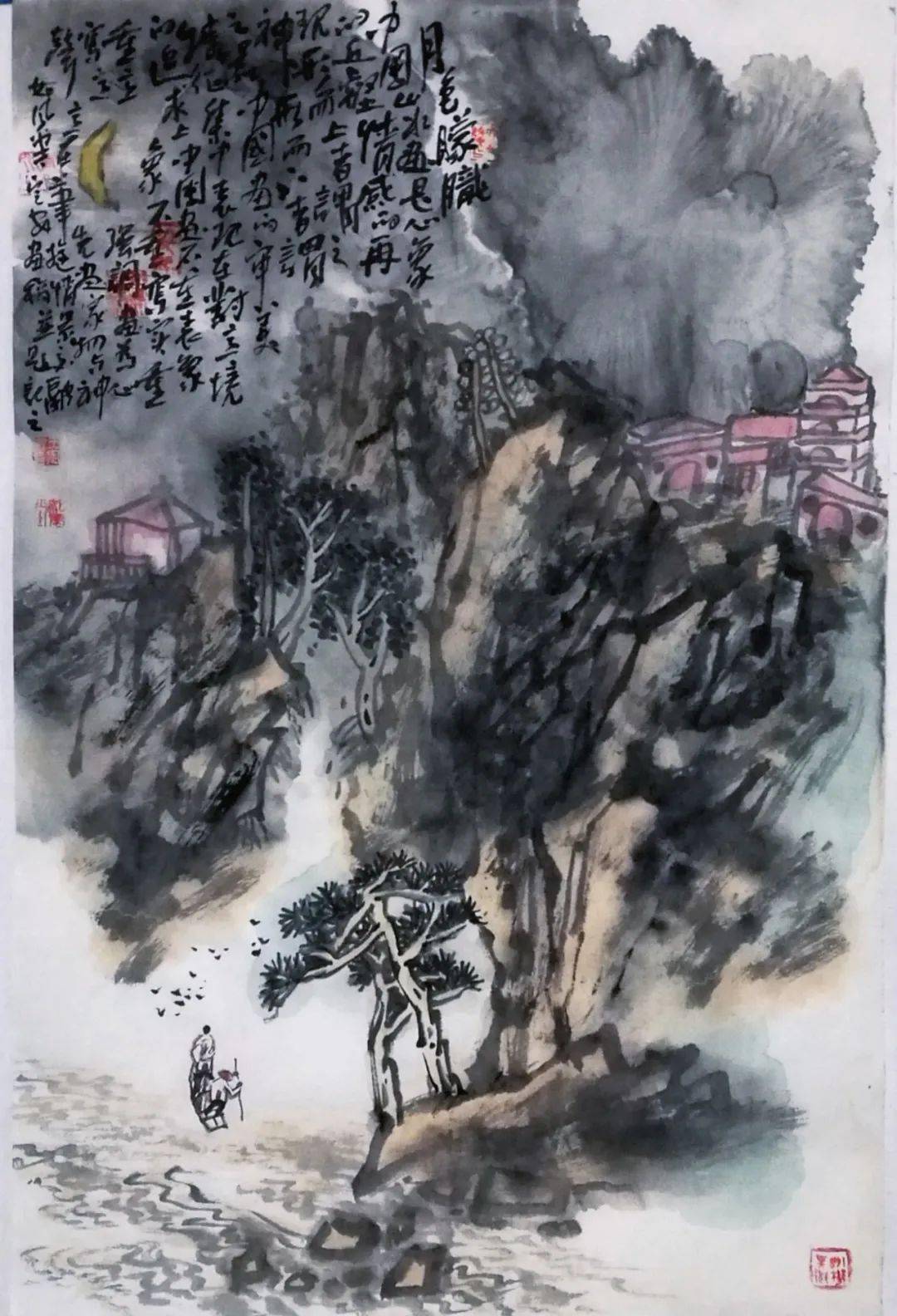 名家推介纵情水墨王定安国画作品