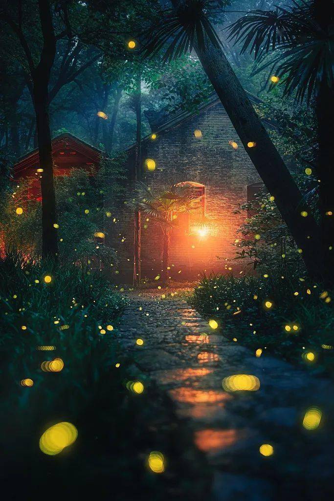 "照夜清,萤也."