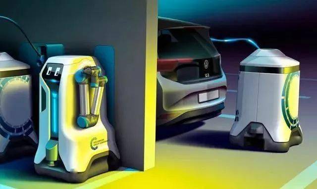 大众推出移动充电机器人,让汽车变移动充电桩,不用下车也能完成充电!