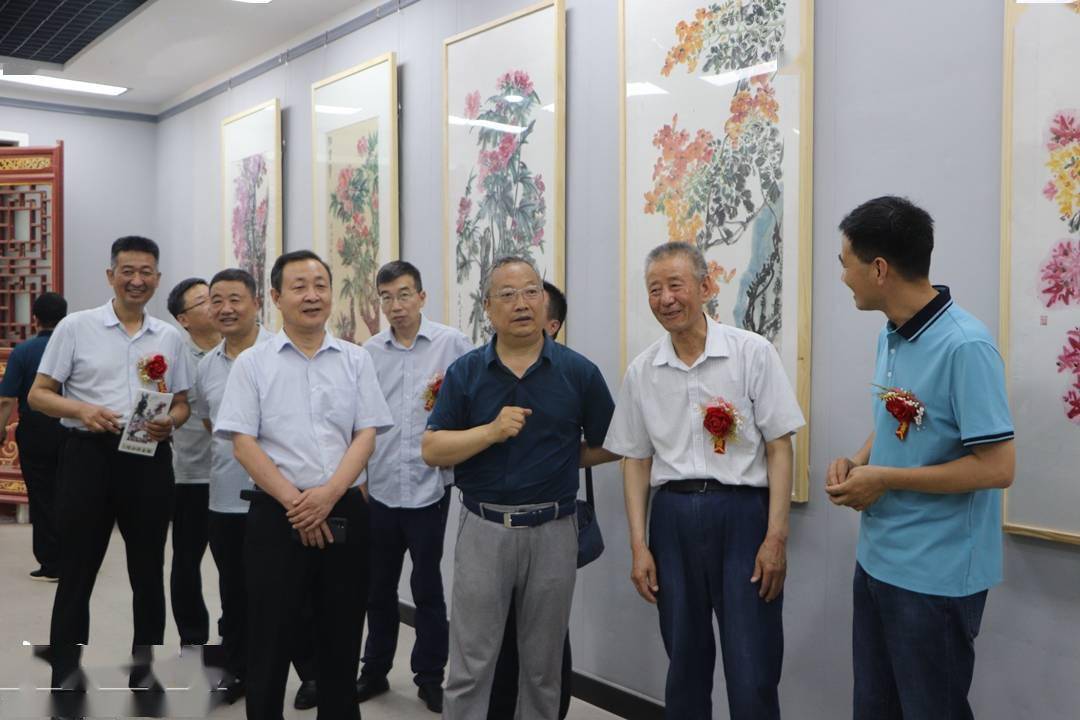 花开向阳程文斌中国画作品展开展