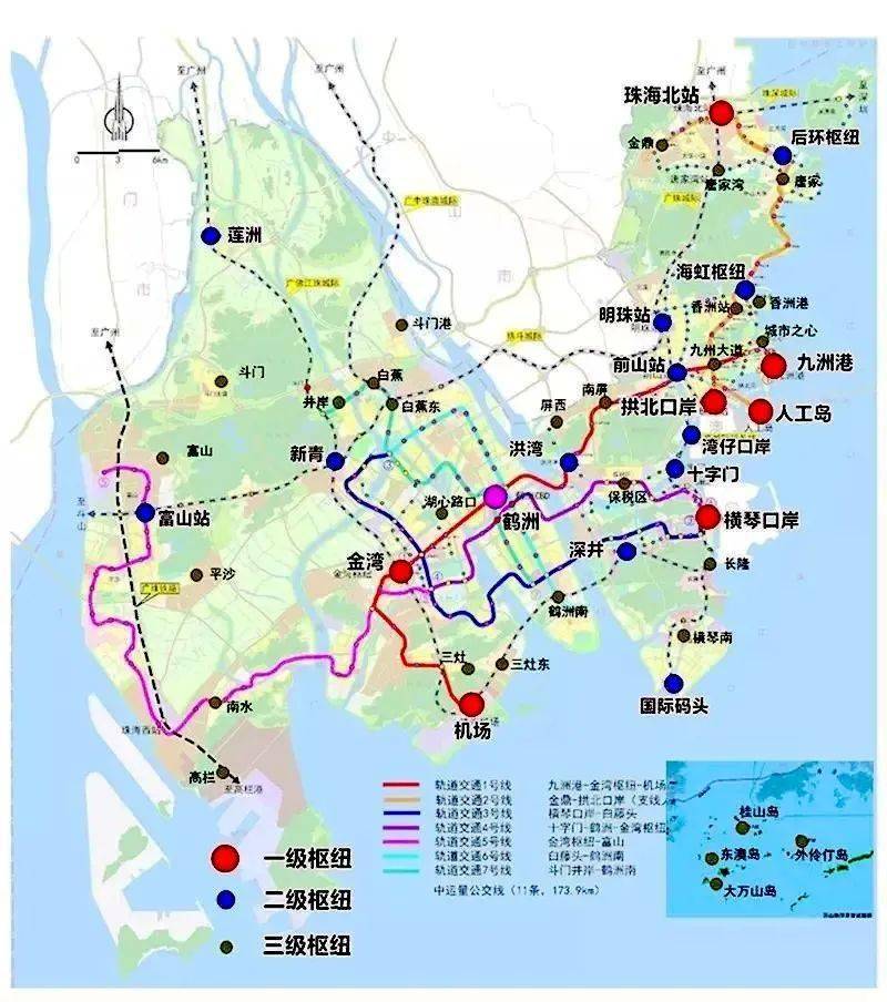 《珠海市综合交通枢纽布局规划及重点枢纽交通详细规划》,珠海将建设