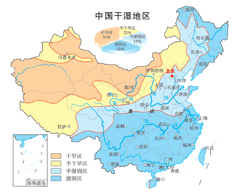 800毫米等降水量线