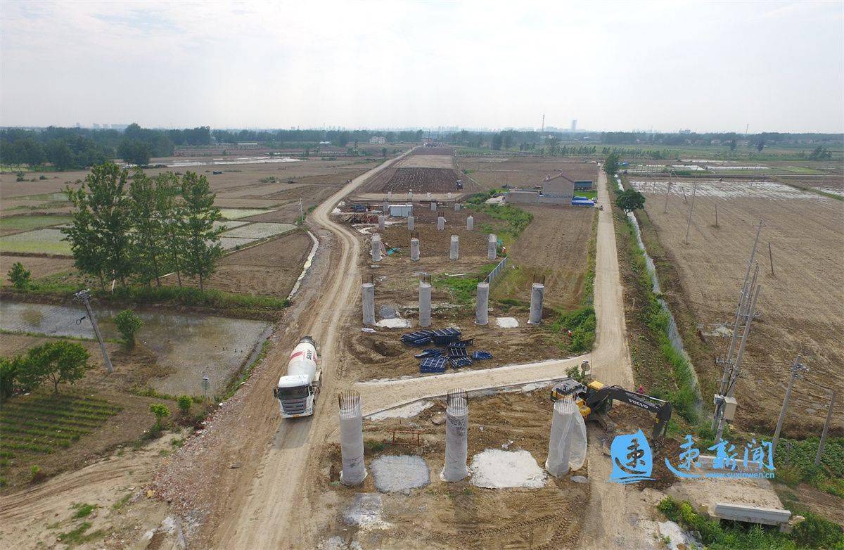 图说丨宿连高速公路建设快速推进