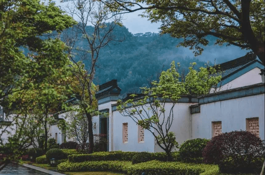 河源巴伐利亚庄园中式合院别墅介绍,一院江南景