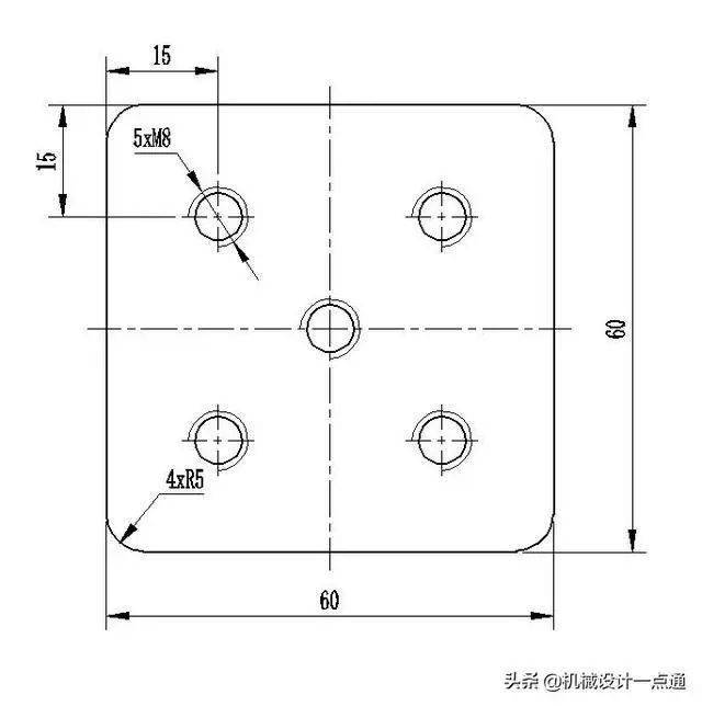 钣金图纸上四个相同的螺纹,应该标注4xm8还是4-m8,到底哪种正确