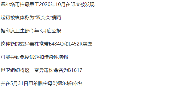 科普新冠病毒变异毒株德尔塔了解它打败它