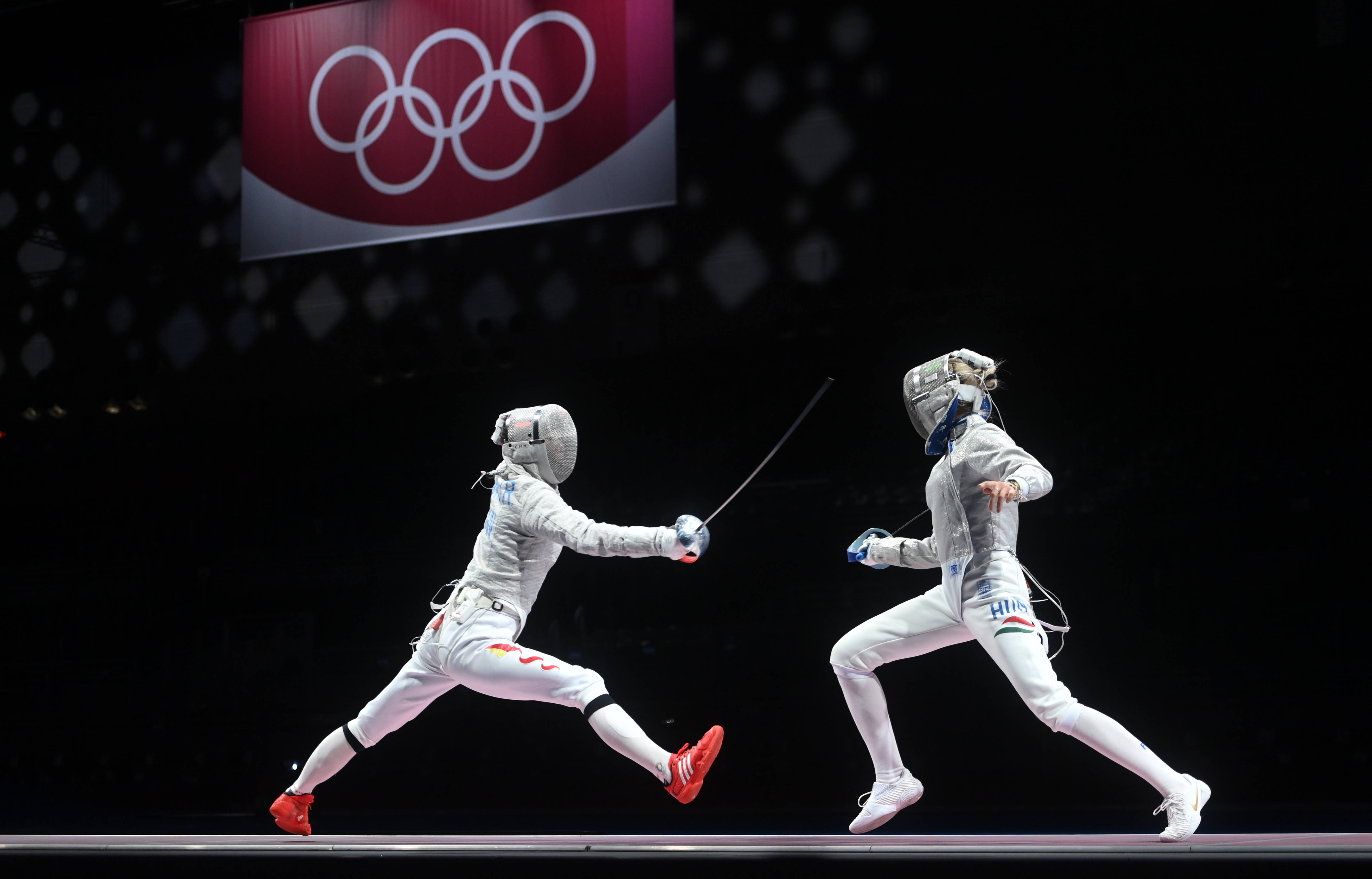 当日,在东京奥运会击剑项目女子佩剑团体7-8名排位赛中,中国队以45比