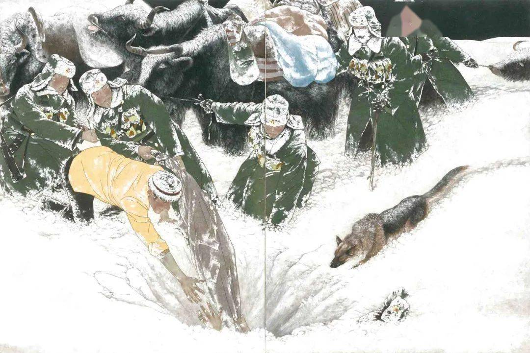 雪地情(油画) 2019年 孙震生