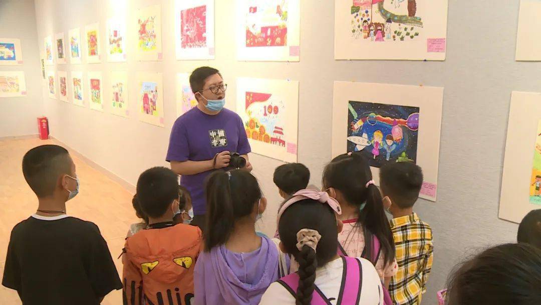 【童心向党】金昌"童心向党 彩绘未来"少儿美术作品展开展_绘画