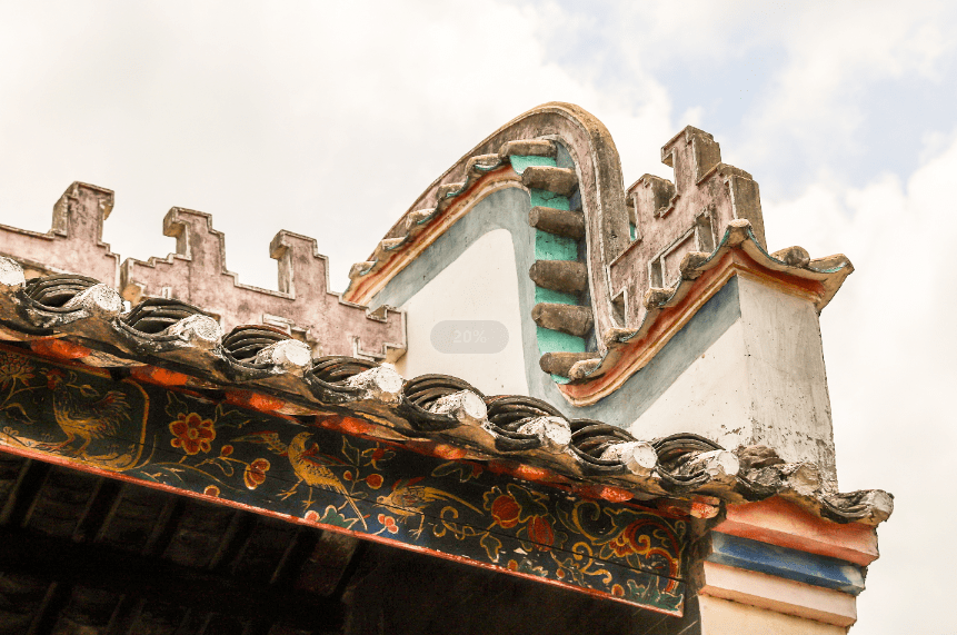 "李家祠"建筑 布局别具一格,且拥有浓厚的历史气息,是岭南特色的古老