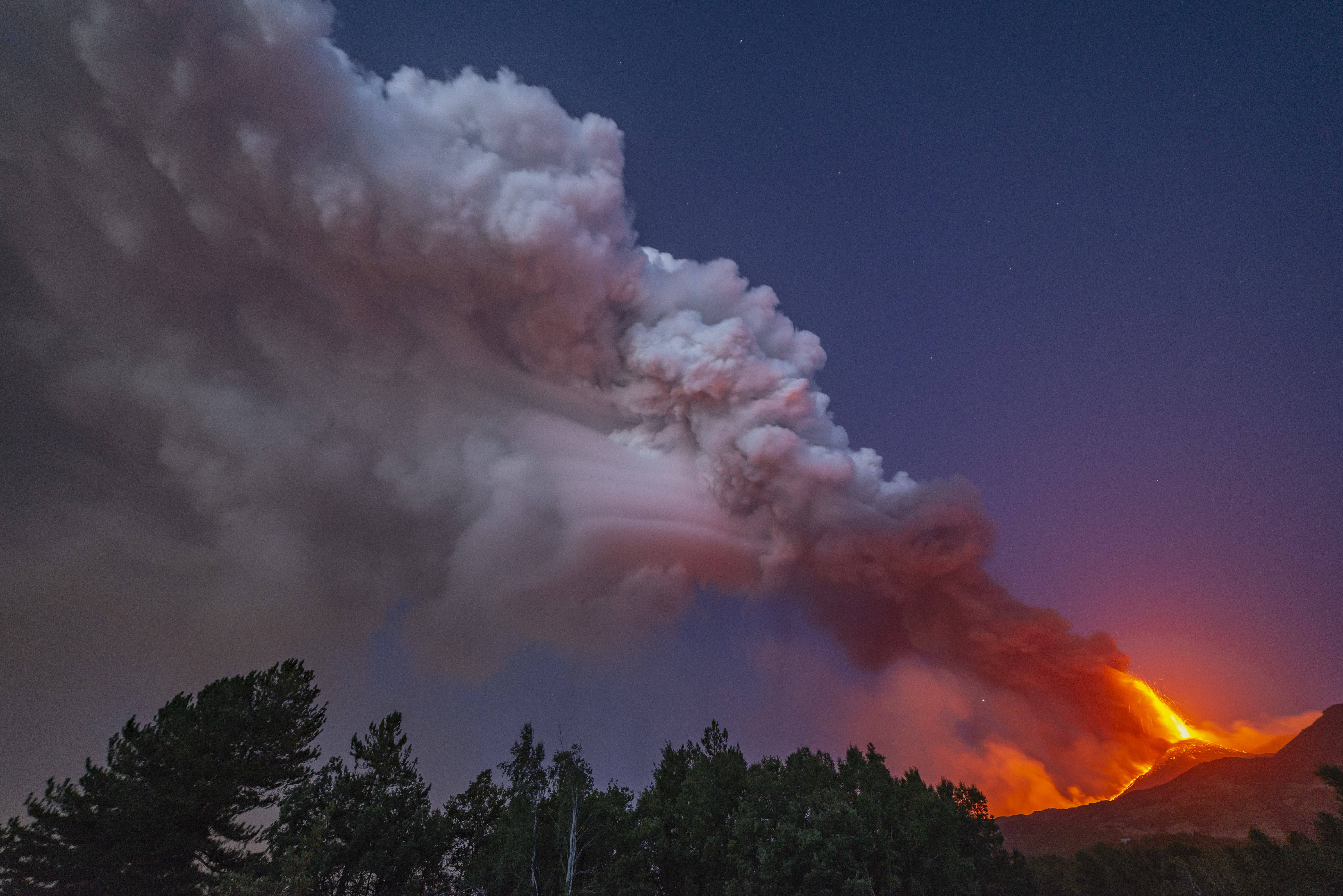 埃特纳火山喷发