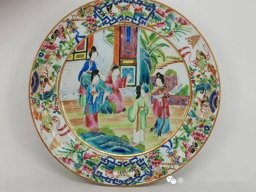 清代广彩瓷器中的上品:贵族型广彩瓷器