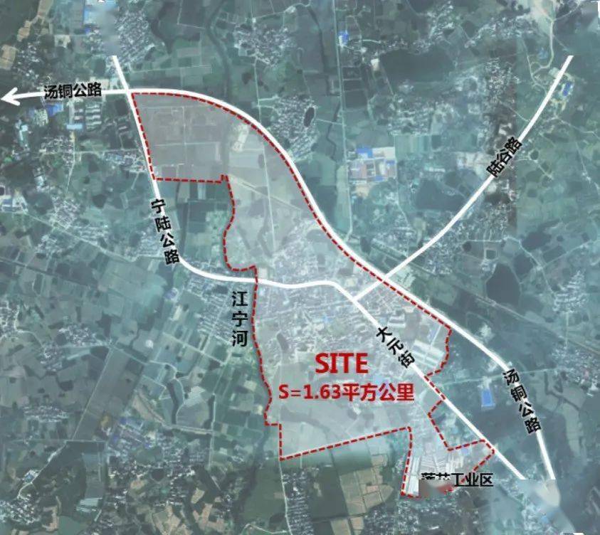 东北至汤铜公路,西至宁陆公路,南抵莲花工业区,规划总用地规模为1