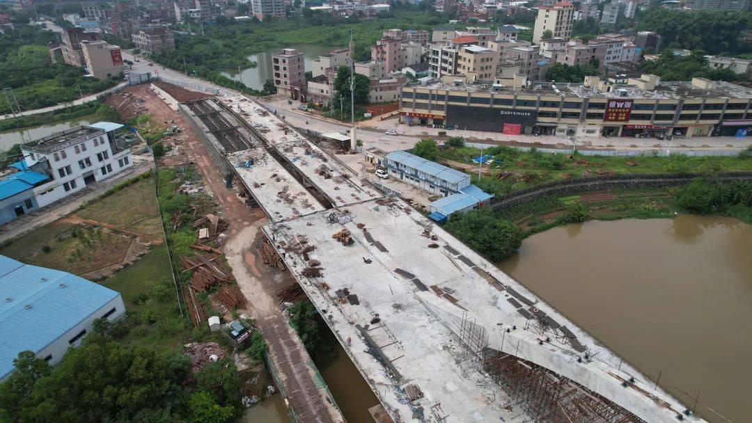 多图预警!罗定四桥,府前路以及东华路的最新建设进展来了