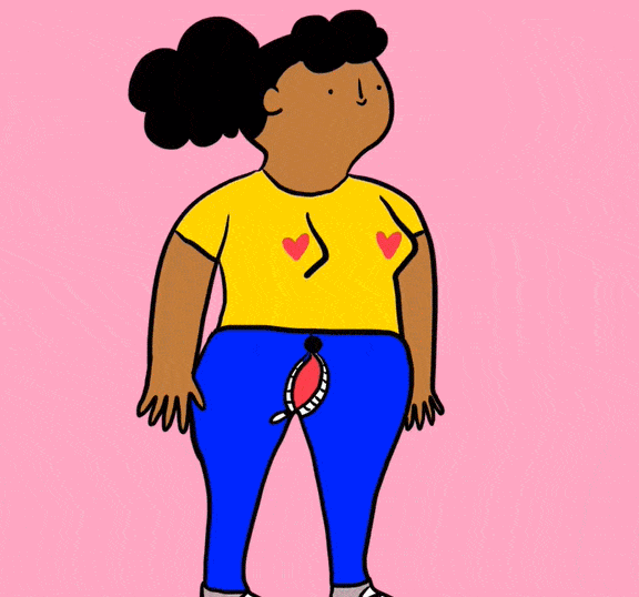 火爆ins成人插画贱兮兮画风揭露了女生另一面