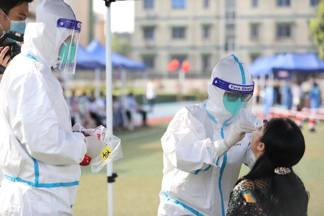 今天,余杭区开展新冠病毒核酸检测实战演练!