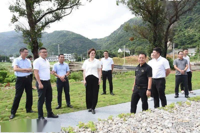 夏晓静来赤溪督导重点工作