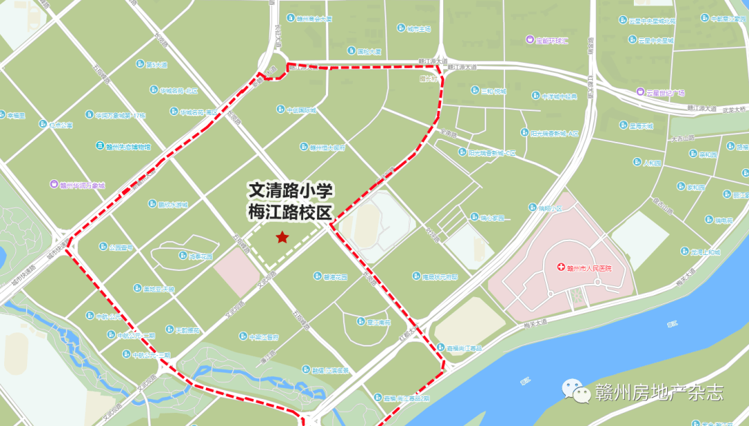 扩散2021章江新区2021小学学区划分曝光附高清大图