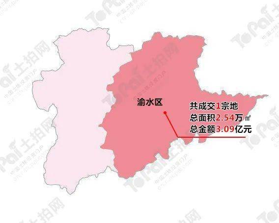 8月新余仅成交1宗经营性用地,位于渝水区,面积2.54万,成交价约3.