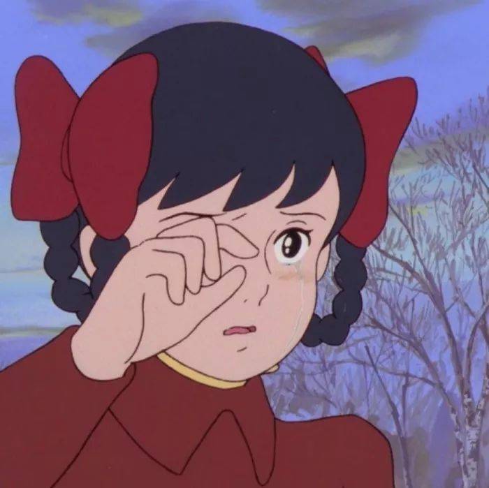 经典有年代感的旧动漫女生头像