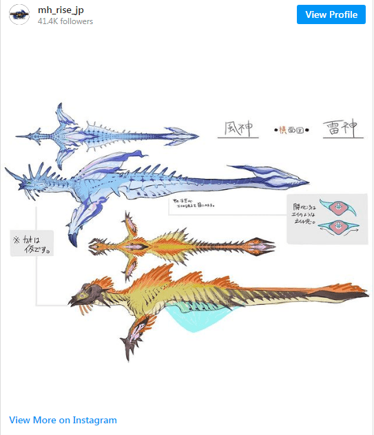 《怪物猎人崛起》艾露猫风神雷神装备概念设定图公开