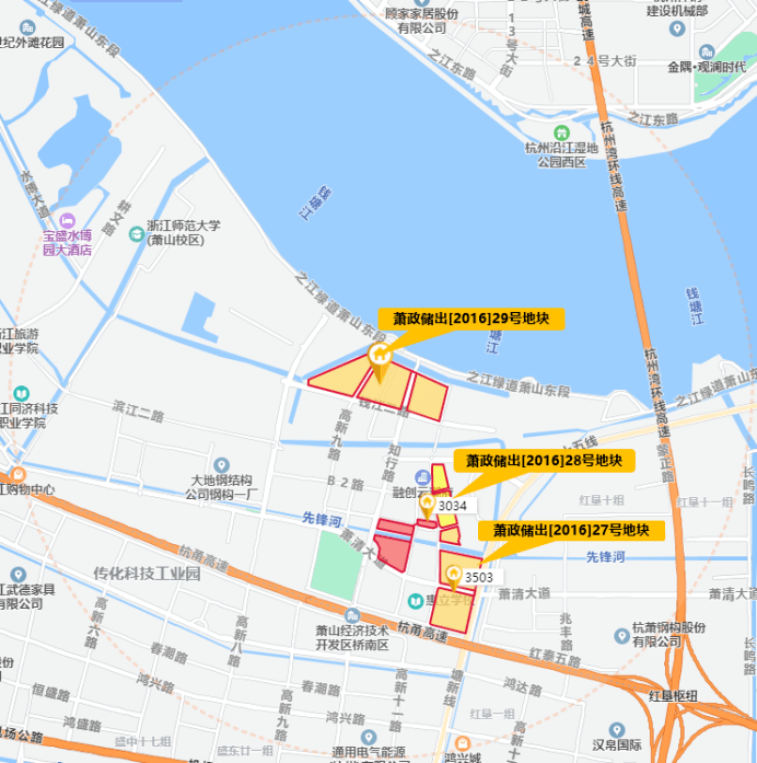 【公示】传化萧山科技城地块方案公示,6幢三层住宅吸引眼球!