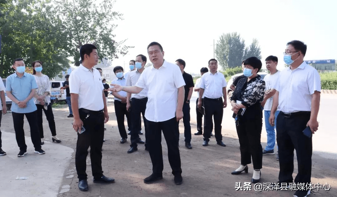 奋斗新深泽实干正当时深泽县委书记县人大常委会主任王建峰督导调研