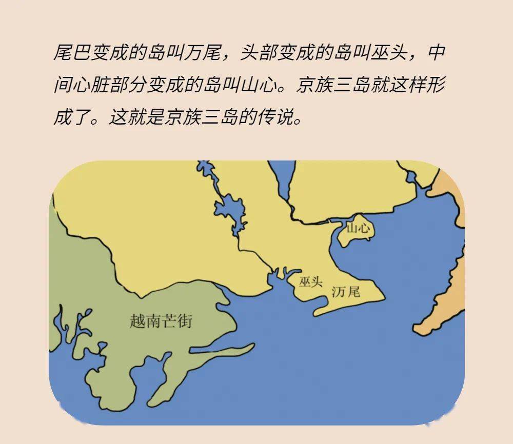 京族经典民间故事 | 京族三岛的传说