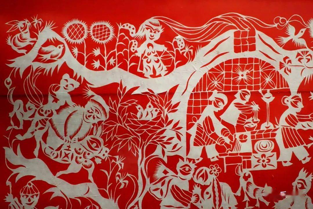 本次展览分为祈福求吉,美化生活,民间故事,民俗风情四个单元,将展出