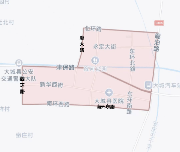 刚刚发布文安大城霸州等县市最新限行区域图