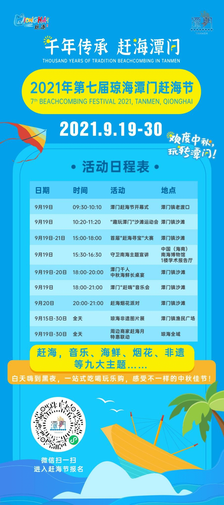 2021潭门赶海节将于19日启幕 九大主题活动精彩纷呈