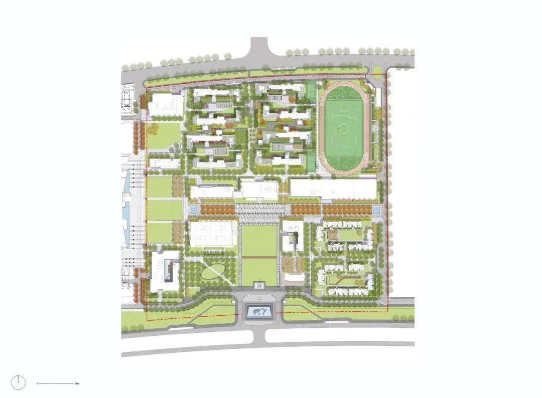 perkins&will 设计丨昆山杜克大学二期建设中,"实体雕刻"校园建筑