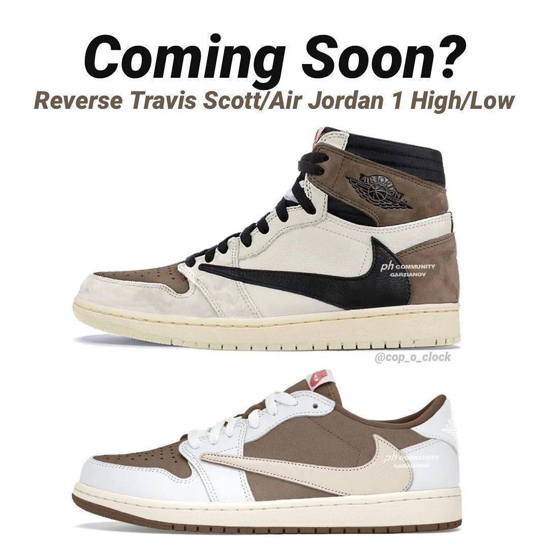 travis scott x aj1明年还将带来两款配色?倒钩设计到底还能火多久