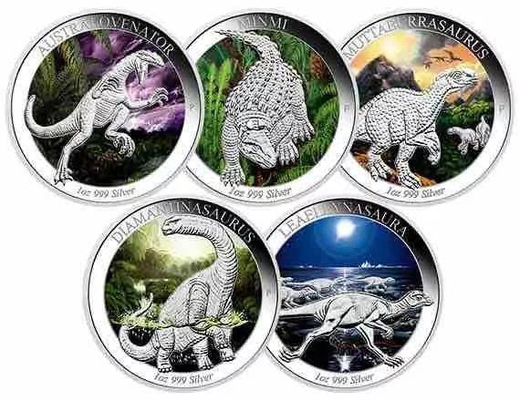 2014-2015澳大利亚-恐龙时代纪念银币