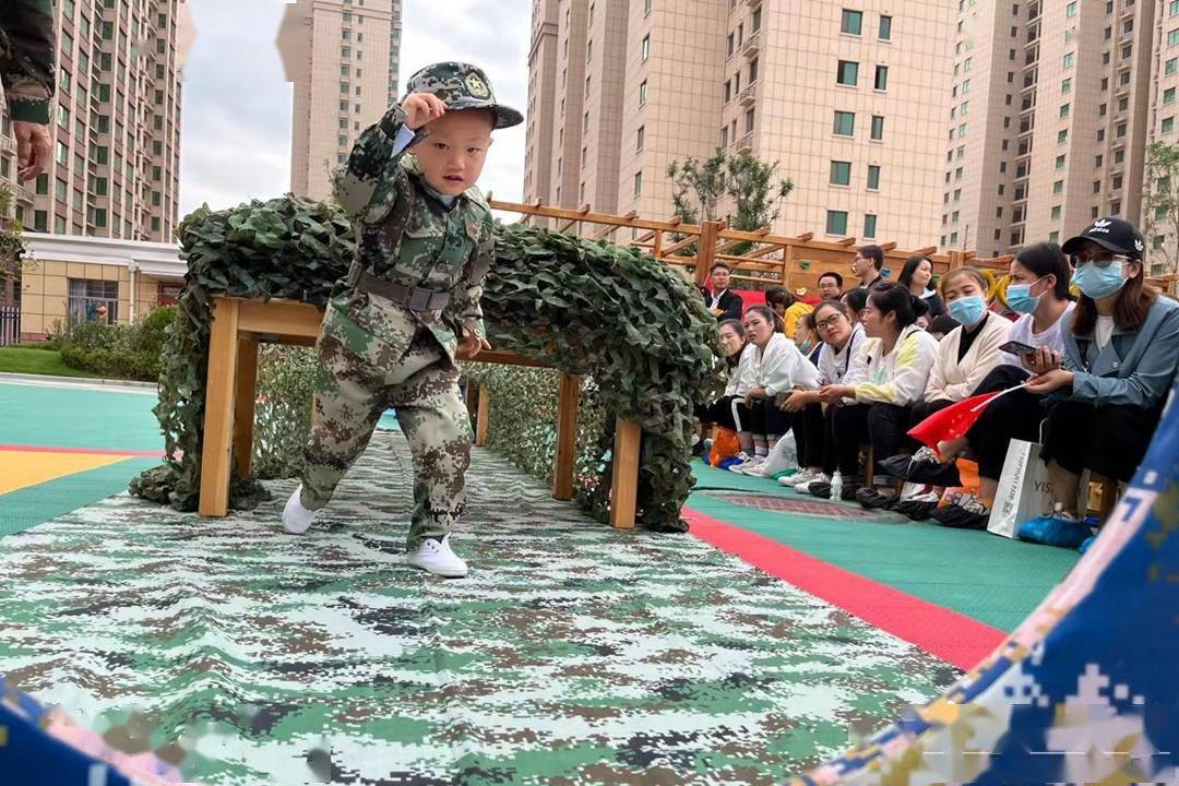 新兴幼儿园开展国防教育军警课