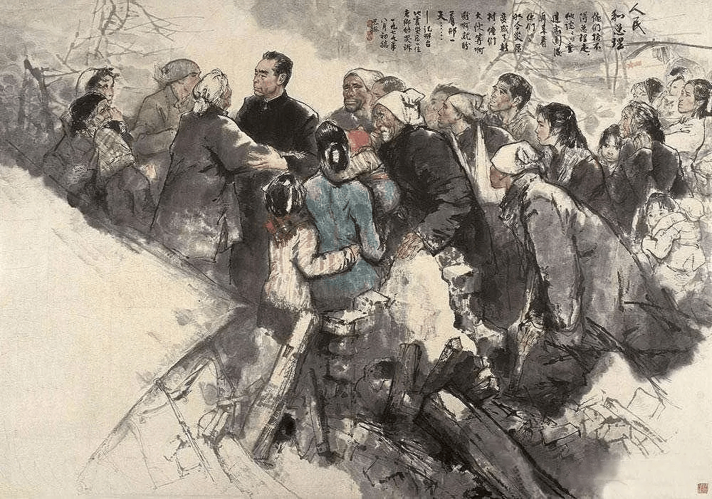 这组作品是周思聪早期的人物画,她早在20几岁时就已负盛名,一向谦虚的