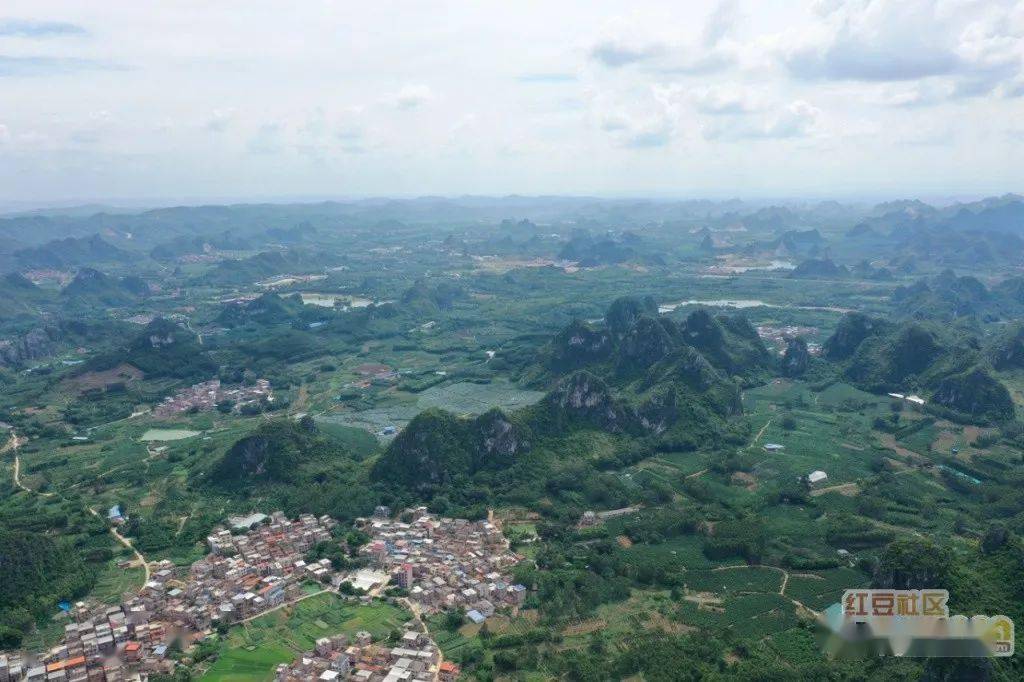 航拍武鸣双桥高新区武鸣飞地园区伊岭