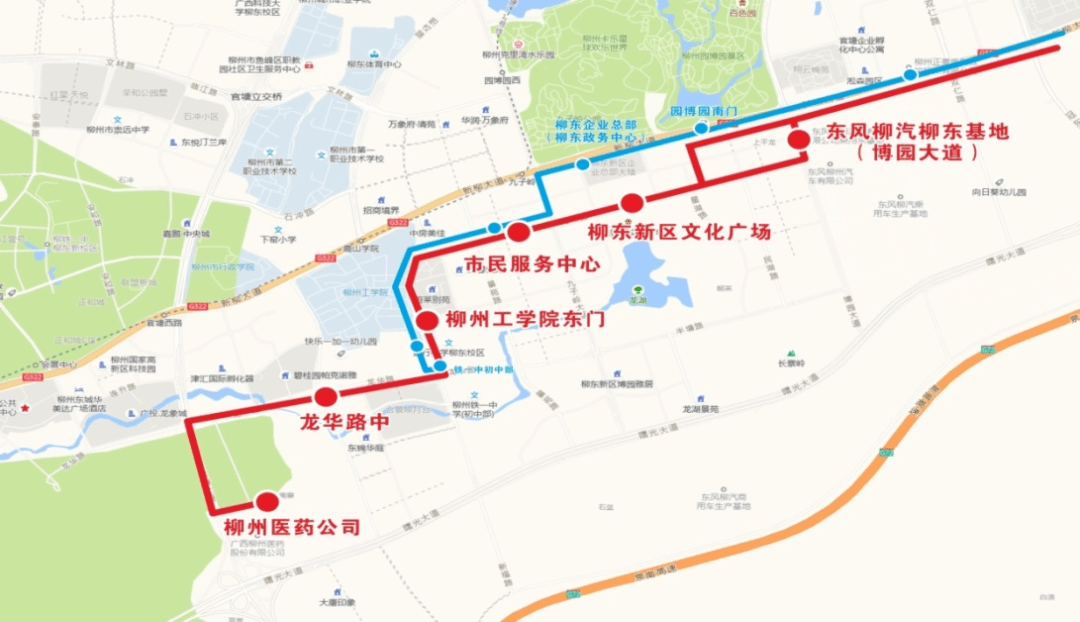 柳州市民柳州将开通3条直达市民服务中心的公交快线