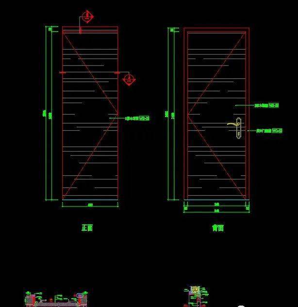 这份门cad节点大全你不备一份